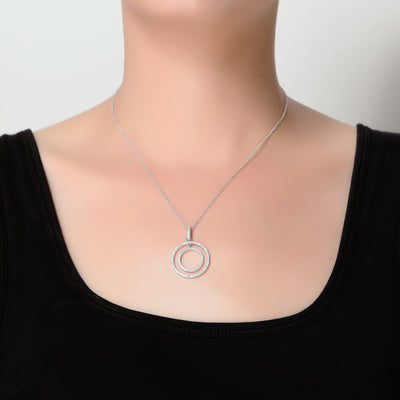 Double Circle Necklaces