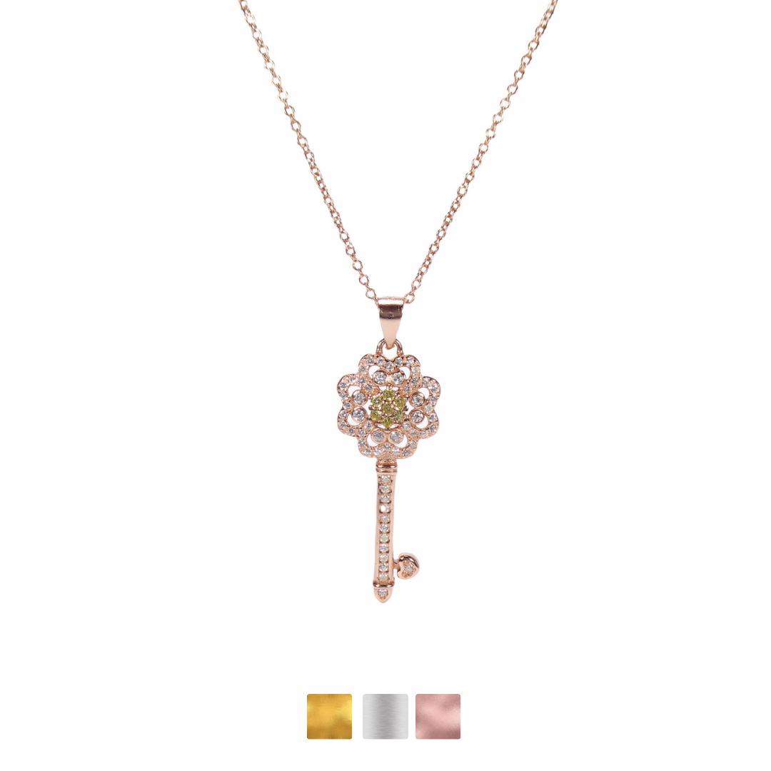 Key Round Necklaces