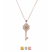Key Round Necklaces