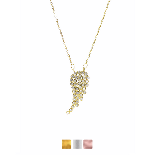 Wing Cz Necklaces