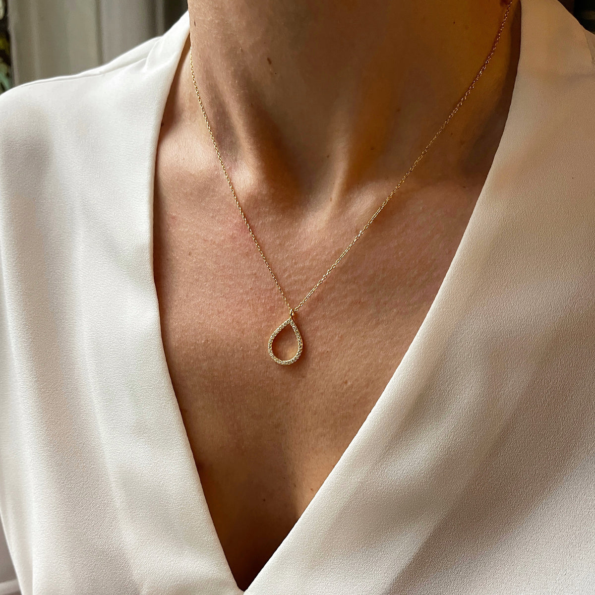 Empty Drop Necklaces
