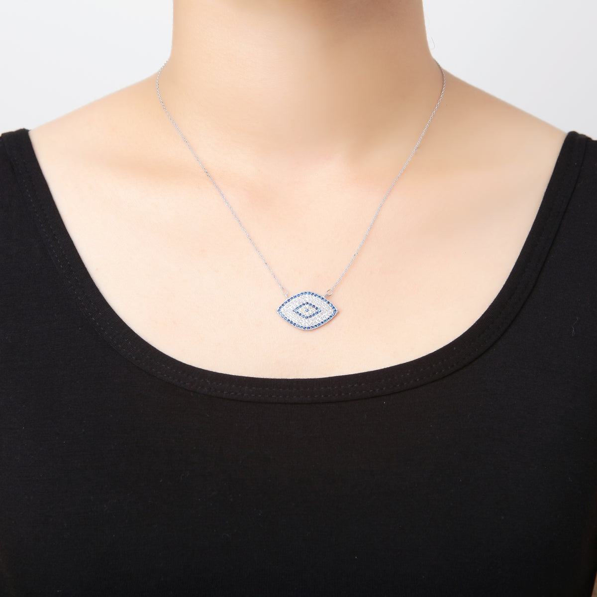 Large Evil Eye Necklaces