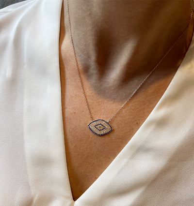 Large Evil Eye Necklaces