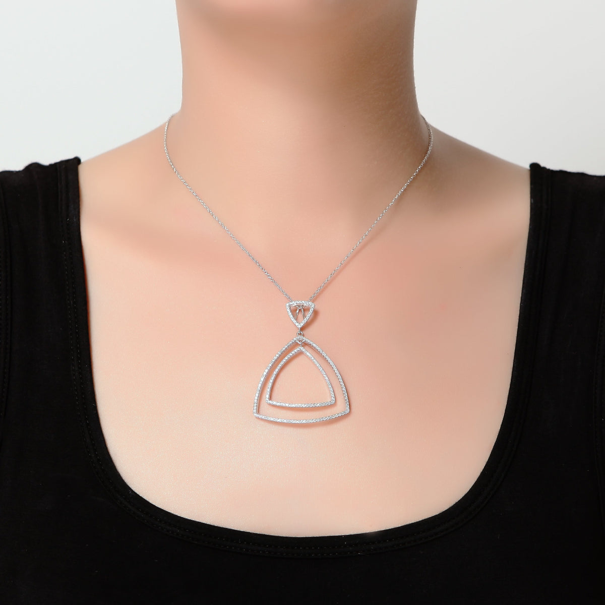 Double Triangle Necklaces