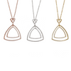 Double Triangle Necklaces