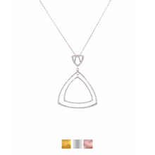 Double Triangle Necklaces