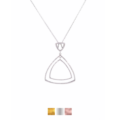 Double Triangle Necklaces