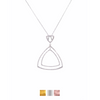Double Triangle Necklaces