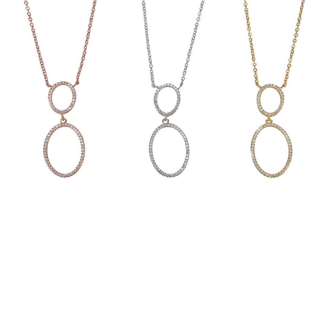 Double Oval Necklaces