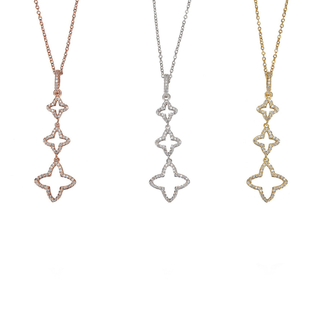 Triple Clover Necklaces