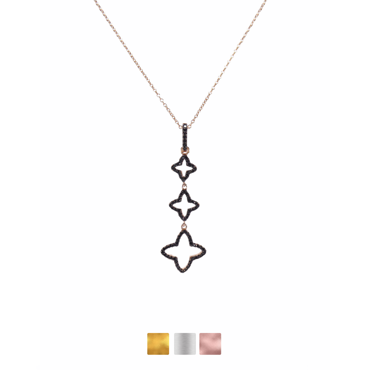 Triple Clover Necklaces