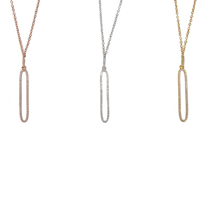 Soft Rectangle Necklaces