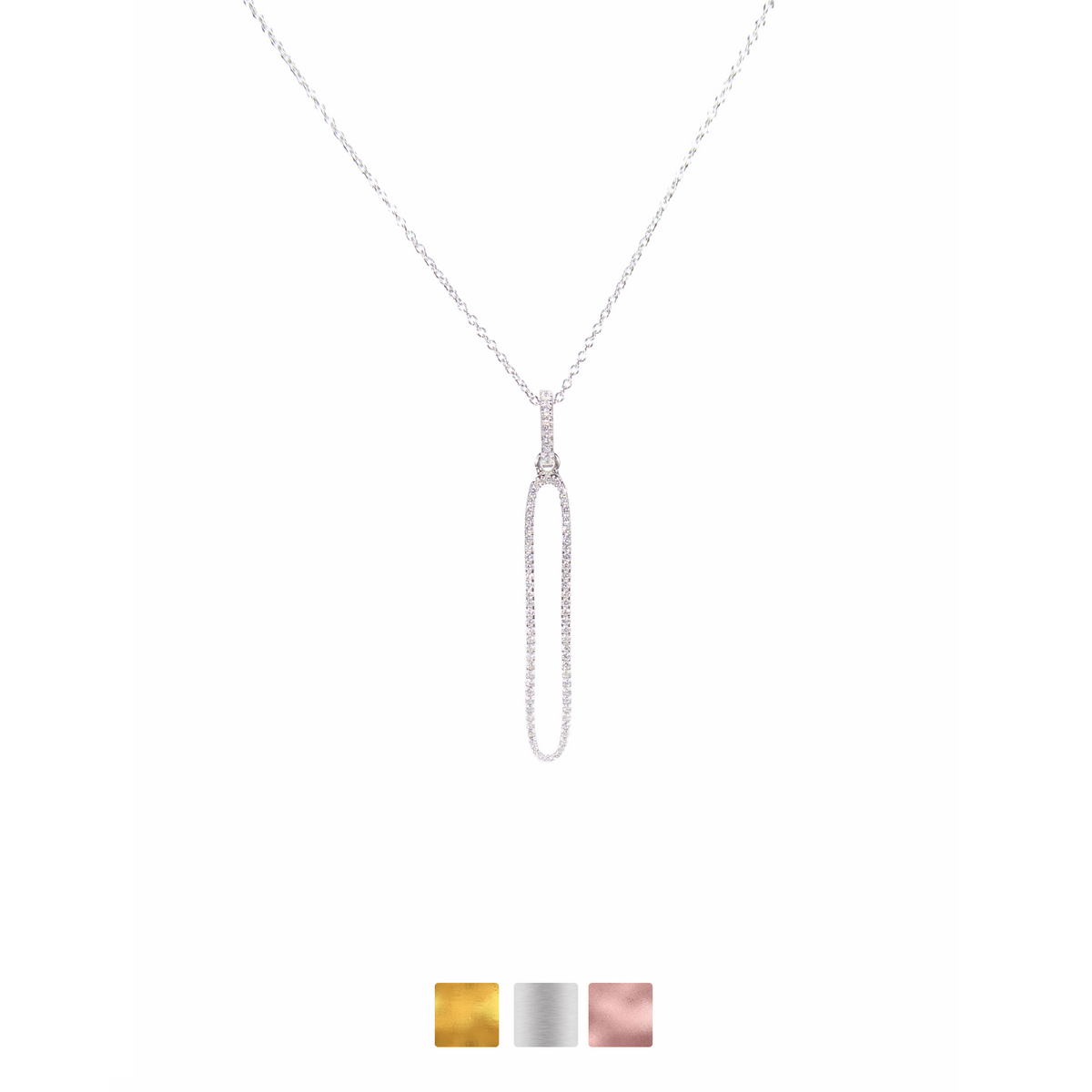 Soft Rectangle Necklaces