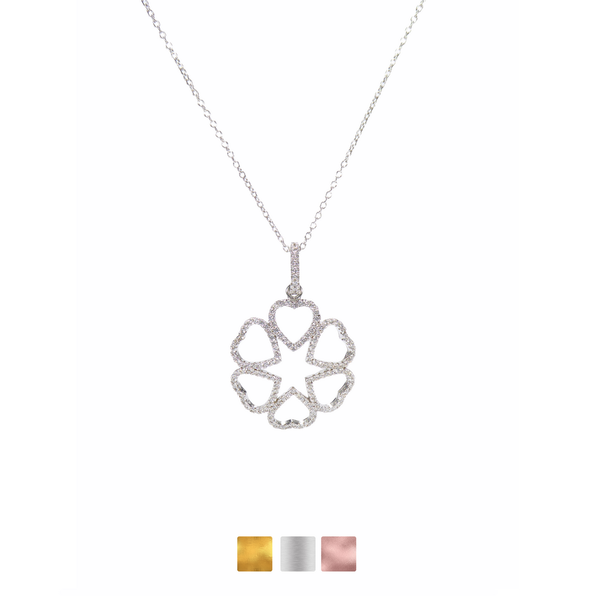 Heart Star Medallion Necklaces