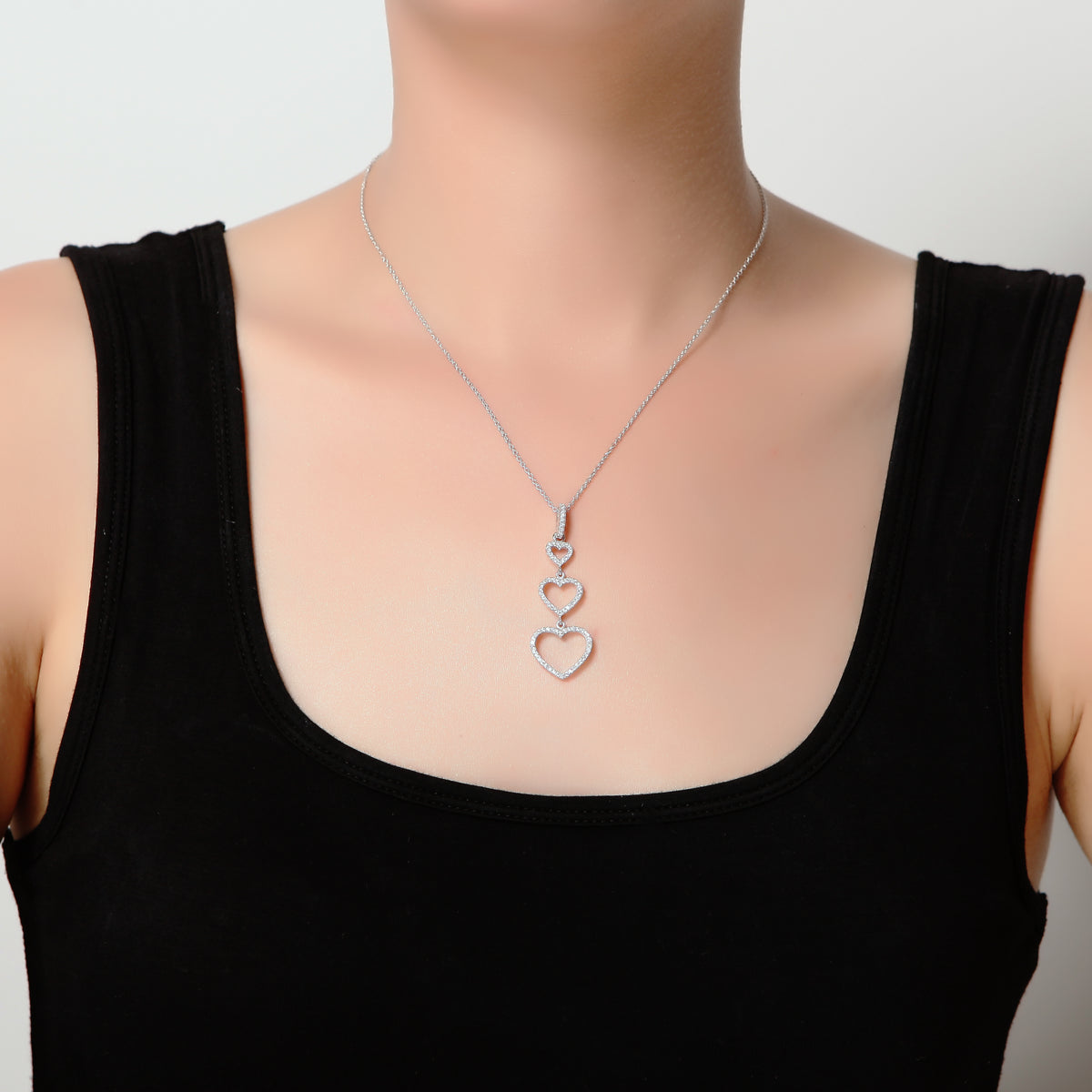 Triple Heart Necklaces