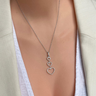 Triple Heart Necklaces