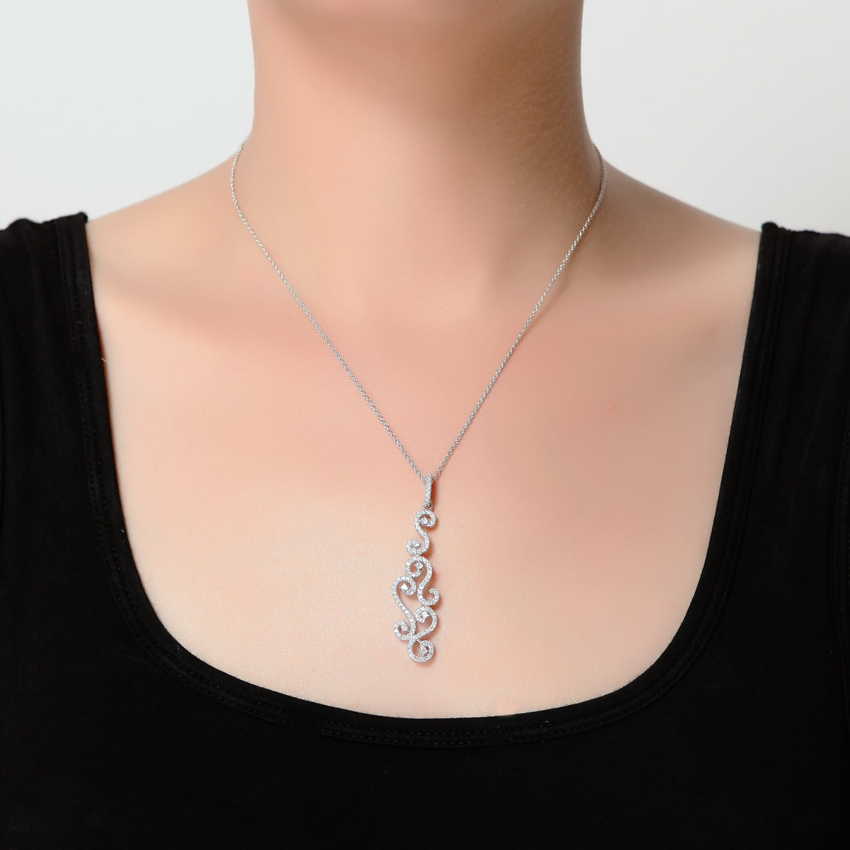 Large Ivy Cz Necklaces