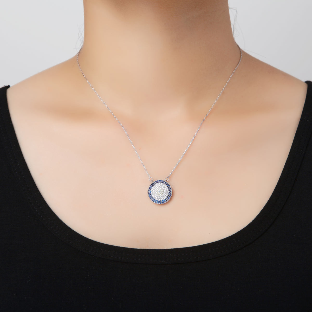 Large Turkish Eye Necklaces
