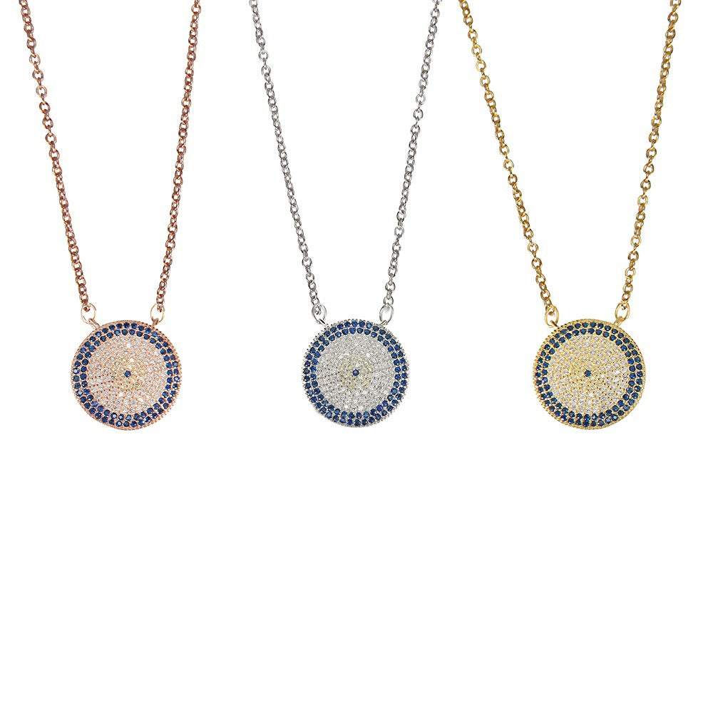 Large Turkish Eye Necklaces
