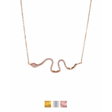 Large Snake CZ Necklaces