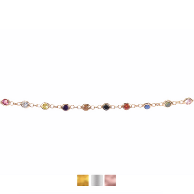 Colourful CZ Stones Bracelets