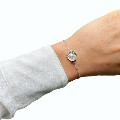 Shell & Pearl Bracelet