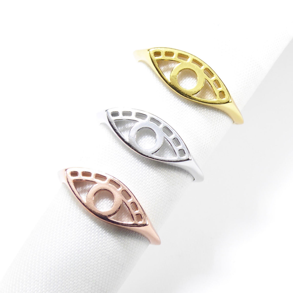 Egyptian Ra Eye Signet Rings