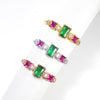 Colourful Dress Rings