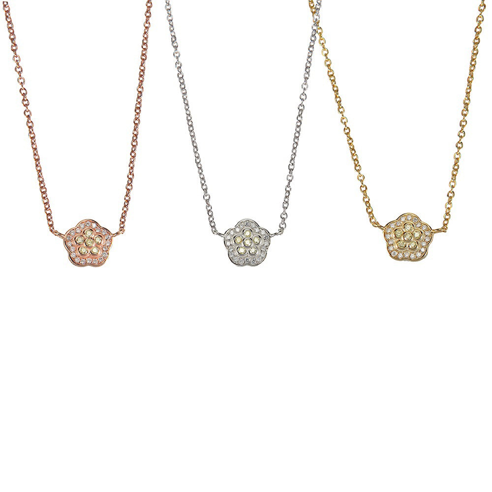 Yellow Flower Necklaces