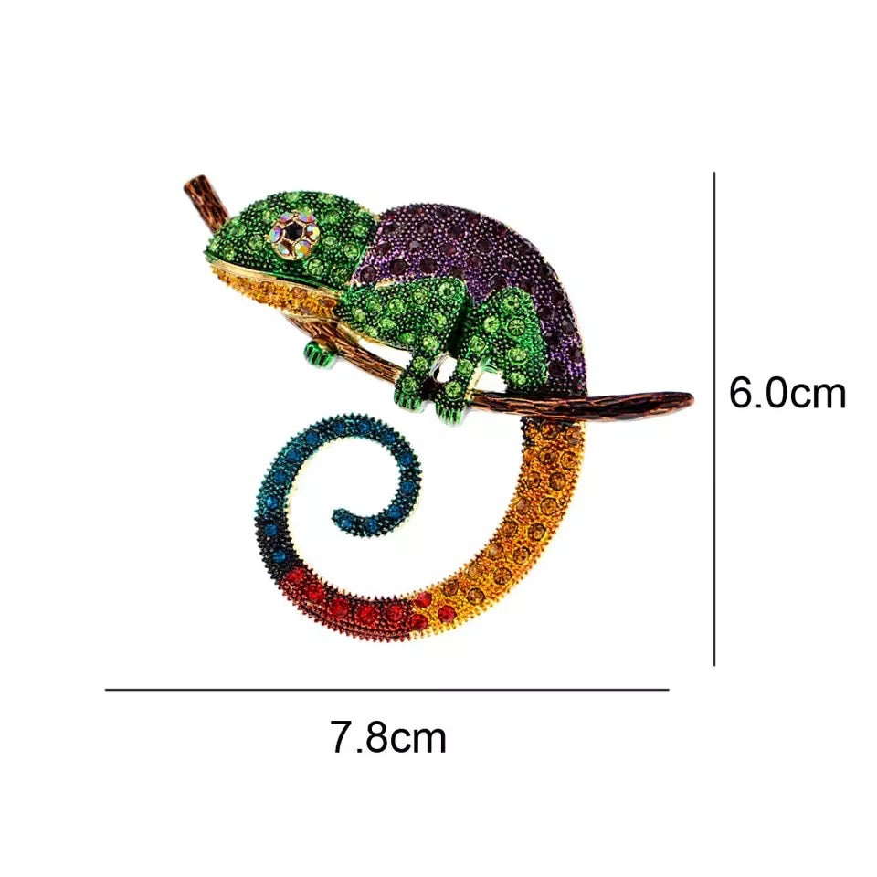 Iguana Lizard Brooch / Pin