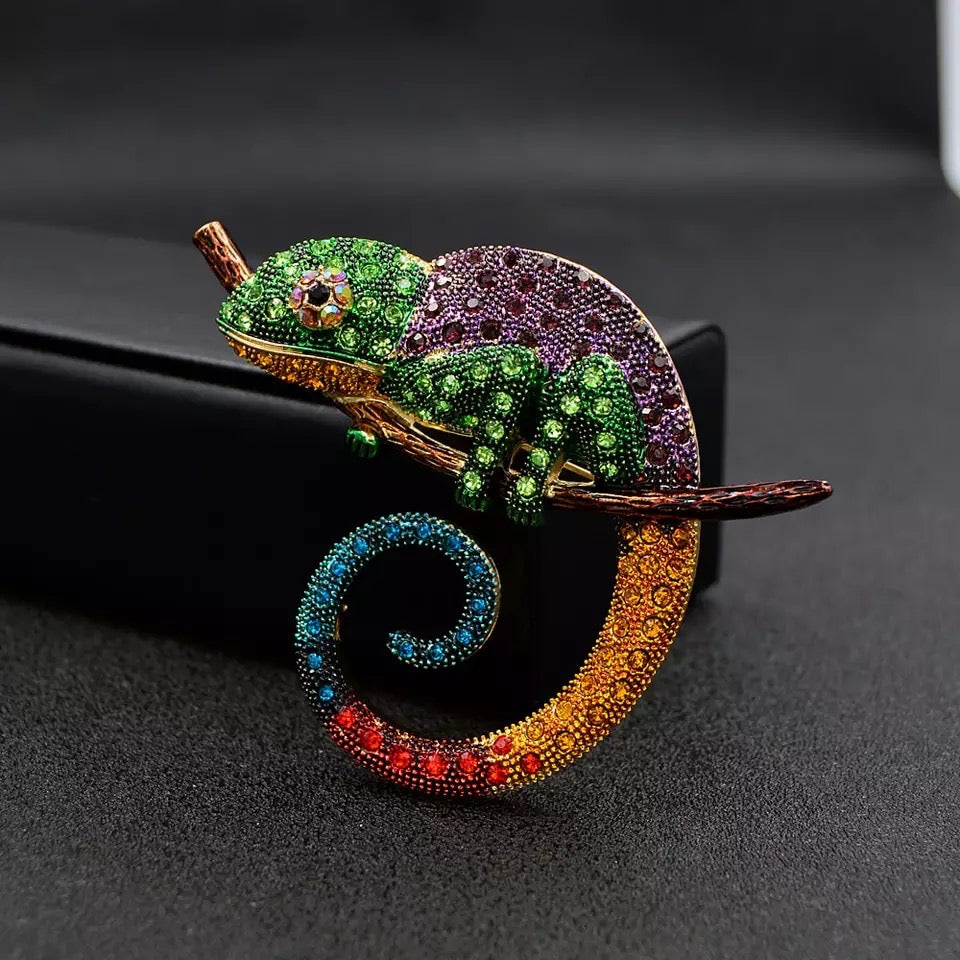 Iguana Lizard Brooch / Pin