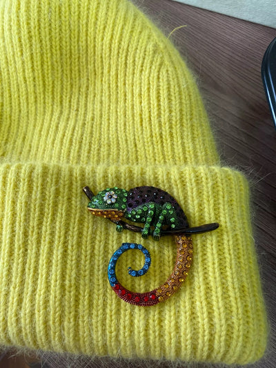 Iguana Lizard Brooch / Pin