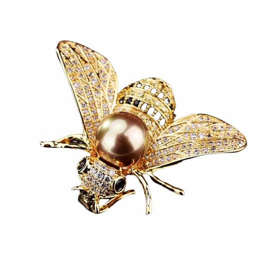 Bee Pearl Brooch / Pin
