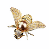 Bee Pearl Brooch / Pin