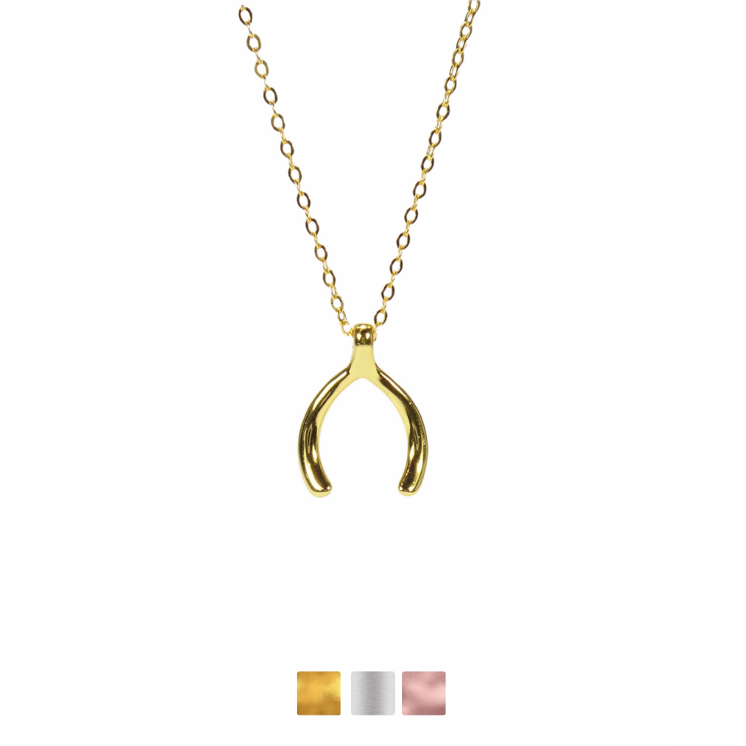 Plain Wishbone Necklaces