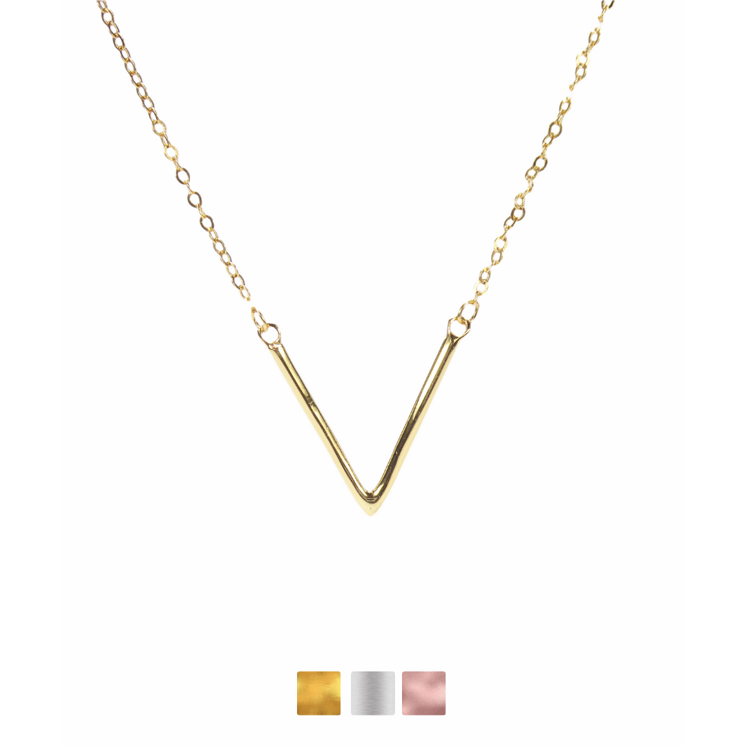 Plain V Necklaces