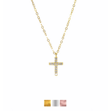 Cross Cz Necklaces