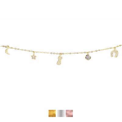 Multi Lucky Designs CZ Bracelets