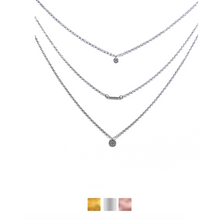 Three Lane Geometric Necklaces