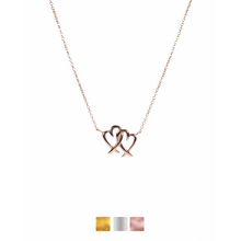 Double Heart Necklaces