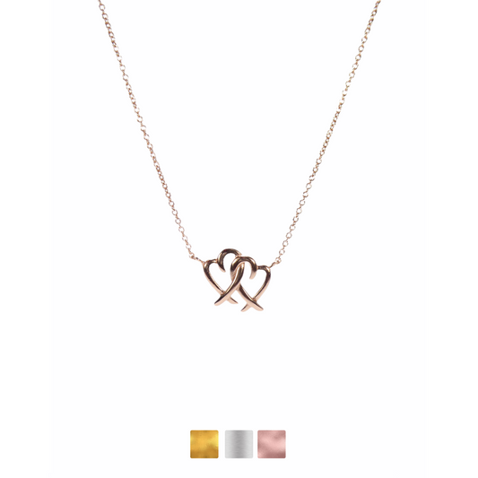 Double Heart Necklaces