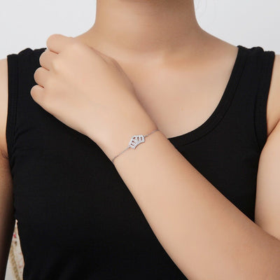 Crown Bracelet Cz