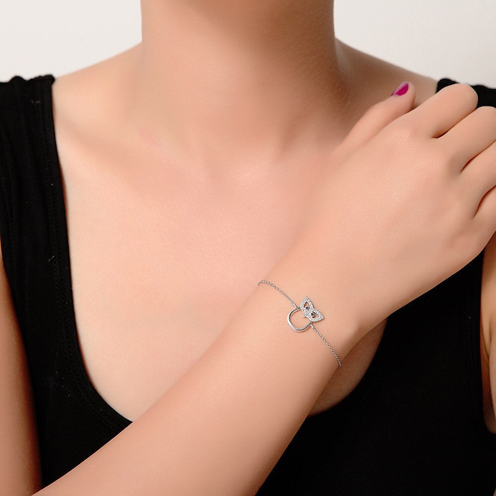 Owl Bracelet Cz