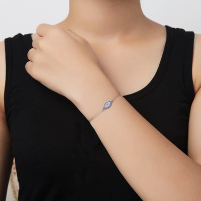 Evil Eye Bracelet Cz