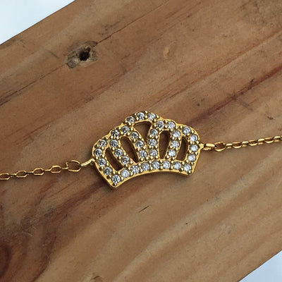 Crown Bracelet Cz