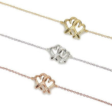 Plain Double Heart Bracelet