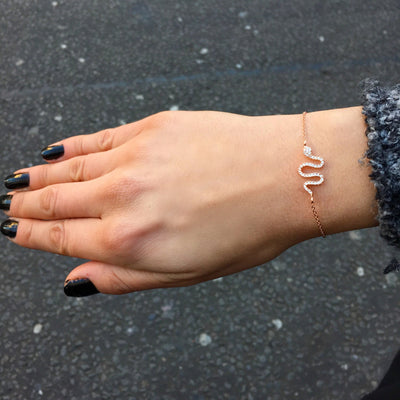 Snake Bracelet Cz