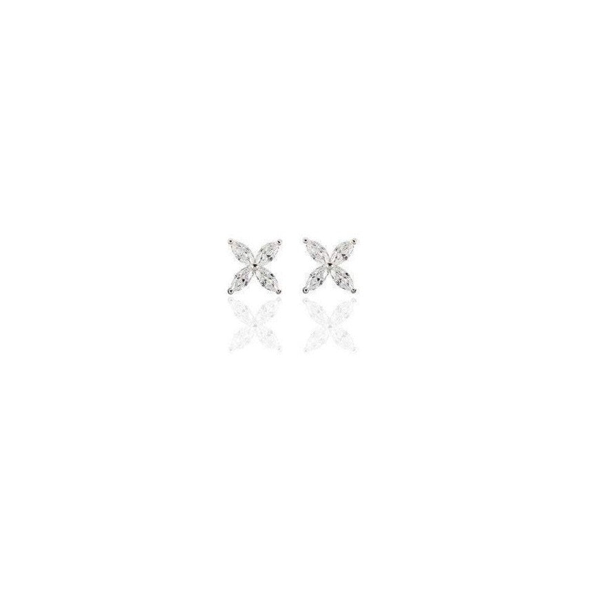 Four Leaves Clover Stud Earrings
