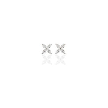 Four Leaves Clover Stud Earrings