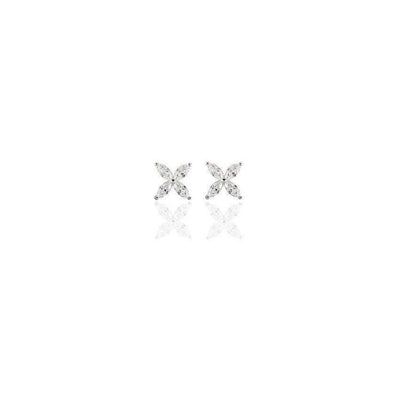 Four Leaves Clover Stud Earrings